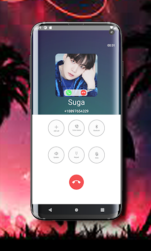 BTS Suga fake video call Prank 10