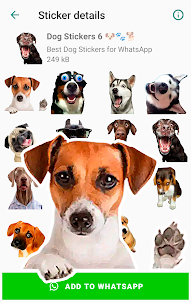 Dog Stickers for WhatsApp