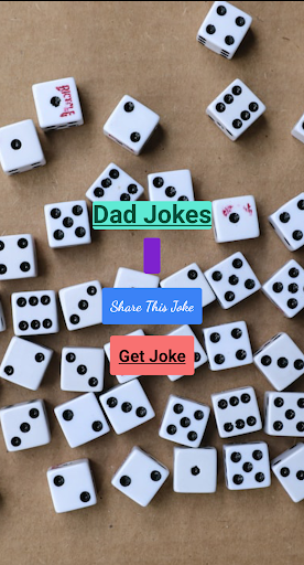 Android application Random Dad Jokes screenshort