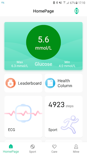 Android application MymonX screenshort
