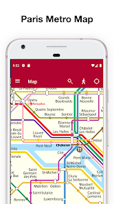 Screenshot 1 Paris Metro – Map and Routes android