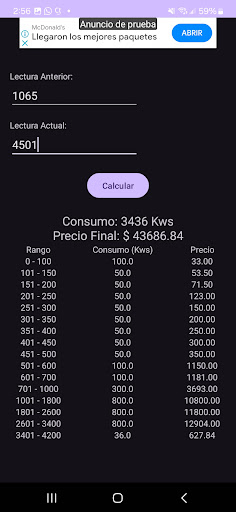 App screenshot