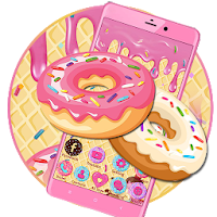 Sweet Cute Donuts Themes HD Wallpapers 3D icons