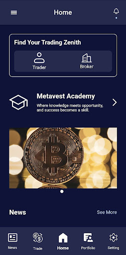 Android application Metavest screenshort