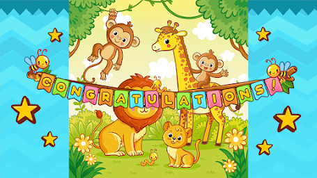 Puzzle Kids Animals Shapes