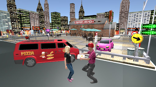 Android application Pizza Delivery City Simulator screenshort
