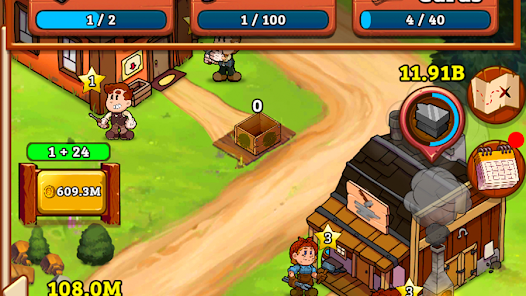 Idle Frontier: Tap Town Tycoon Mod APK 1.086 (Unlimited money)(Free purchase) Gallery 6