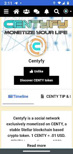 Centyfy Screen 2
