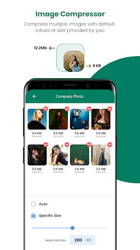 Android application Image Size - Photo Resizer screenshort