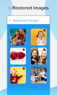 Photo Recovery App, Deleted Screenshot