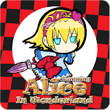Alice running in wonderland icon