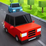 Blocky Cars: Traffic Rush icon