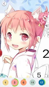 Anime Paint – Color By Number 3