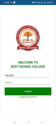 BEST DEGREE COLLEGE Screen 2