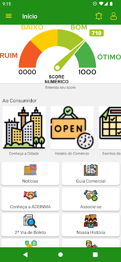 Android application ACEINMA Nova Maringá screenshort