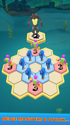 Hexa Monster Merge - Screenshot 3