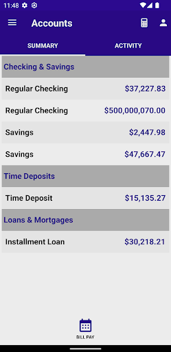 CerescoBank Mobile Screen 3