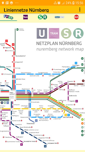 Android application LineNetwork Nuremberg screenshort