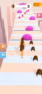 Hair Race 3D — Challenge Run