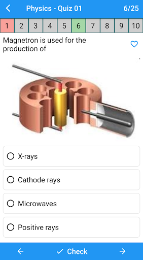 Physics Quiz Screen 3