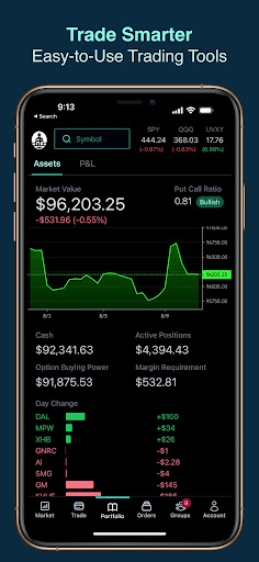 Android application BlazeTrade screenshort