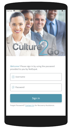 Android application Culture2Go Consultant screenshort