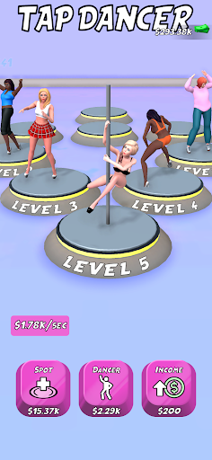 Android application Tap Dancer screenshort