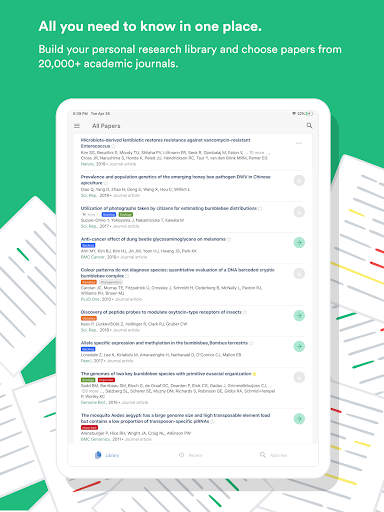 Screenshot of Paperpile