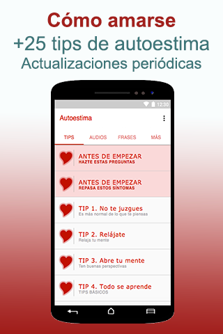 Android application Autoestima, el verdadero amor screenshort