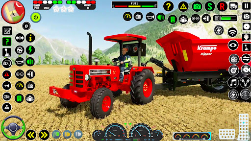 Android application Indian Tractor Farm Simulator screenshort