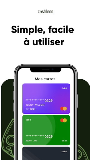 Android application Cashless screenshort