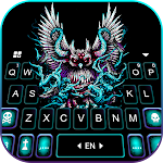 Cover Image of डाउनलोड शैतान उल्लू पंख कीबोर्ड थीम  APK
