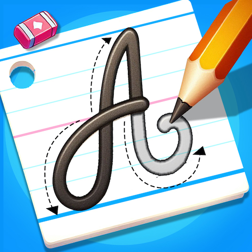 English Cursive Writing App Logo