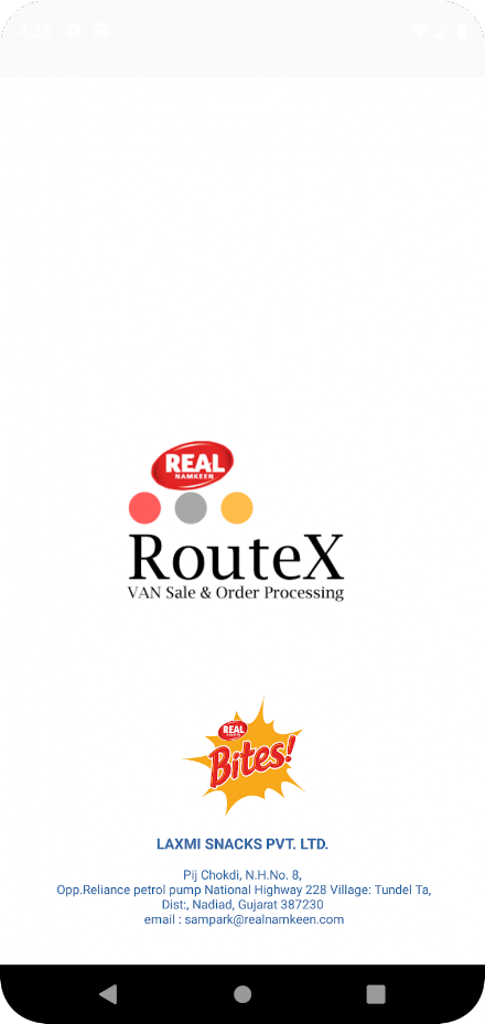 Real RouteX Screen 1