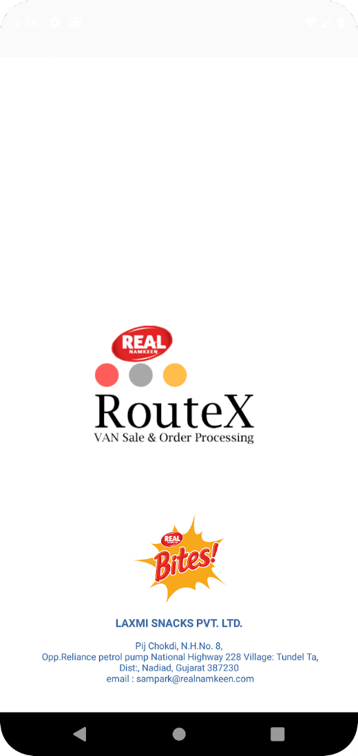 Android application Real RouteX screenshot