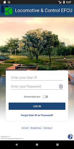 Android application Locomotive & Control EFCU screenshort