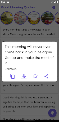 Good Morning Quotes and Saying Screen 3