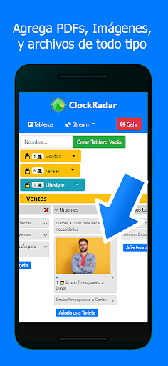ClockRadar Kanban Screen 3