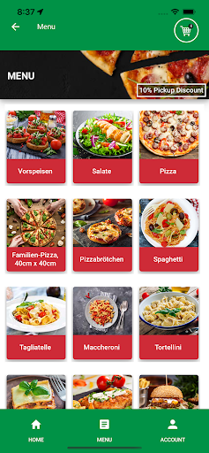 Pizzeria Milano Düren Screen 2