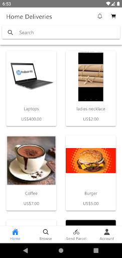 Android application Lion Paw Convenience screenshort