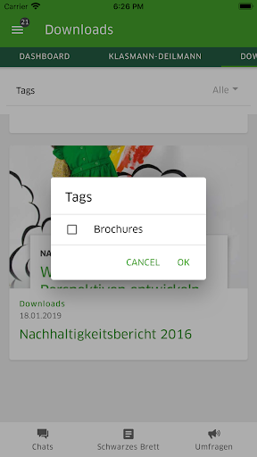 Klasmann-Deilmann - Kpoint-App Screen 3