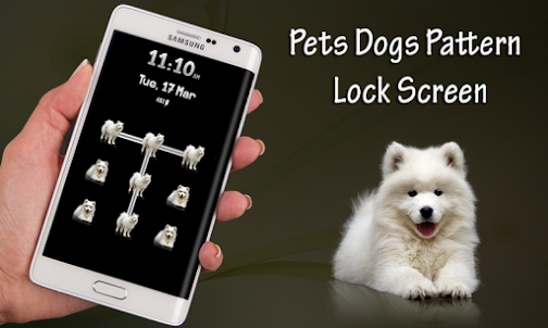 Pets Dogs Pattern Lock Screen