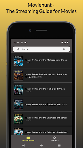 Android application Streaming Guide - Moviehunt screenshort