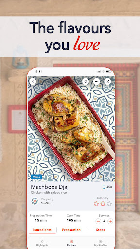 SimSim Middle Eastern Recipes Screen 2