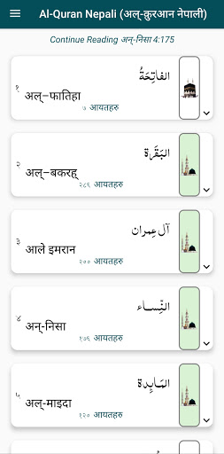 Al-Quran Nepali (अल्-क़ुरआन) Screen 2