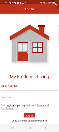 Android application My Frederick Living screenshort