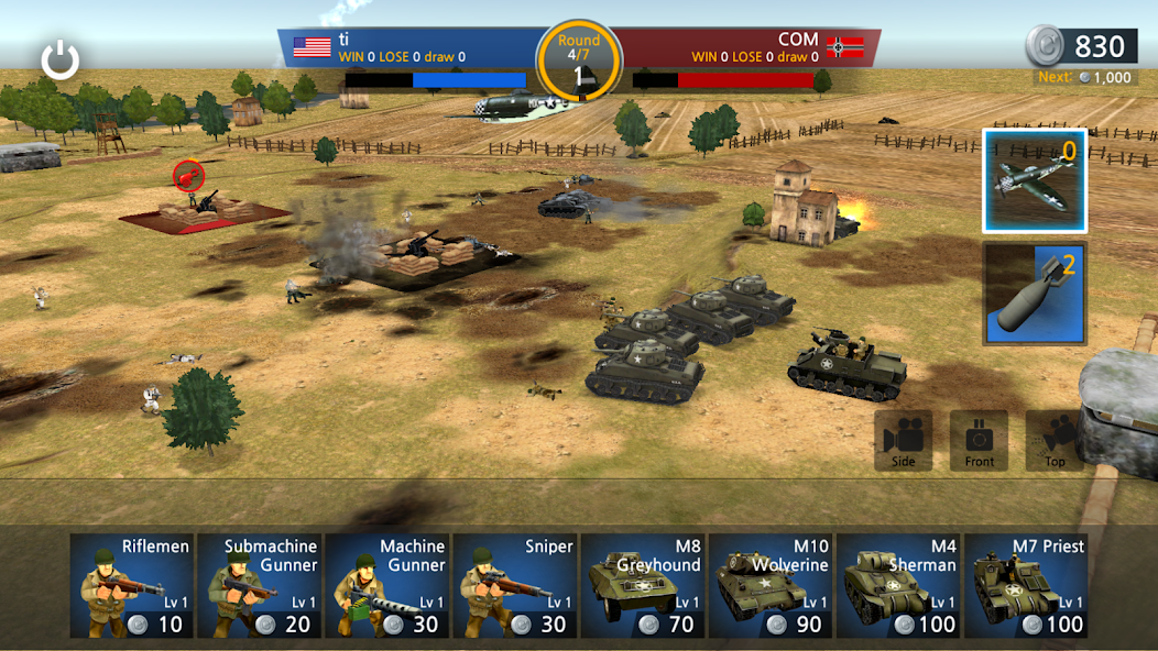 WW2 Battle Front Simulator 1.6.7 APK + Mod (Unlimited money) para Android