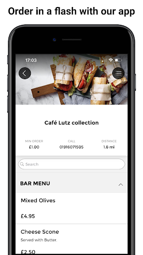 Android application Cafe Lutz screenshort