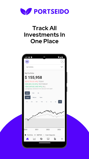 Android application Portseido - Portfolio Tracker screenshort