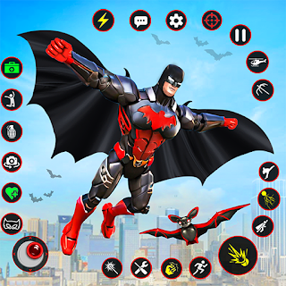 Bat Hero Dark Crime City Game apk